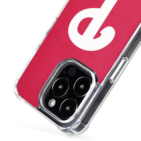 MLB Philadelphia Phillies - Solid Distressed iPhone 16 Pro MagSafe Case